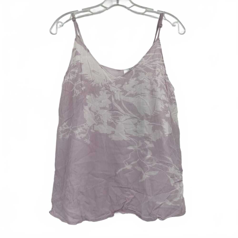 All Saints Purple White Ally Futurae Tank Top | Regular Size 6